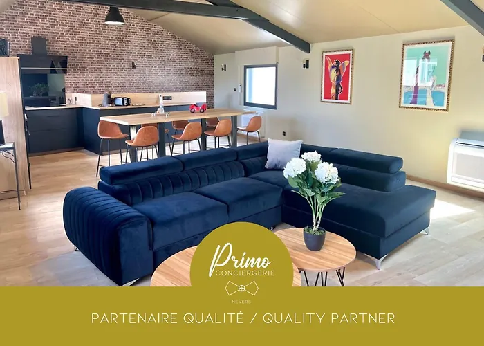 Le Loft Manhattan, En Centre Ville, Proche Sainte Bernadette Avec Parking, Primo C0Nciergerie
